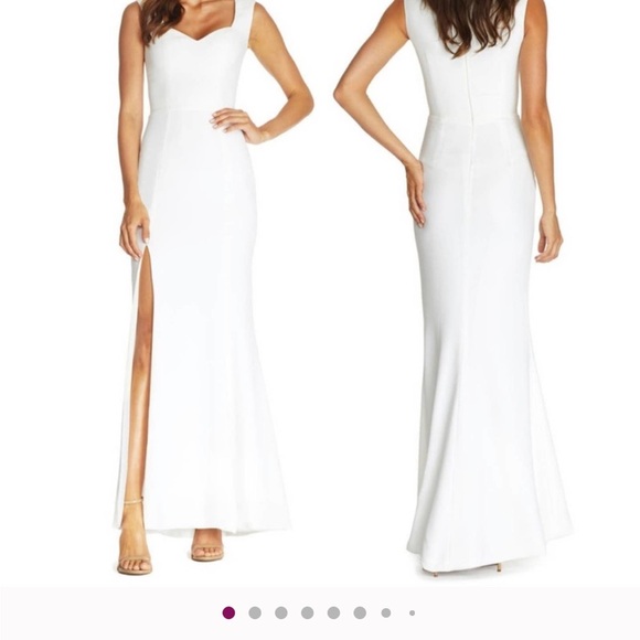 Dress the Population White Sleeveless Gown - Picture 3 of 7